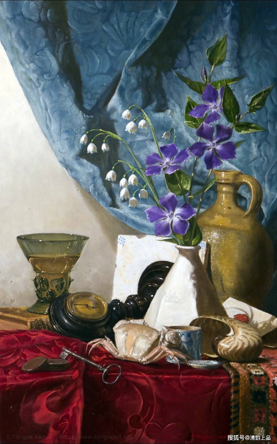 日本画家,鸟越一穂,油画作品欣赏