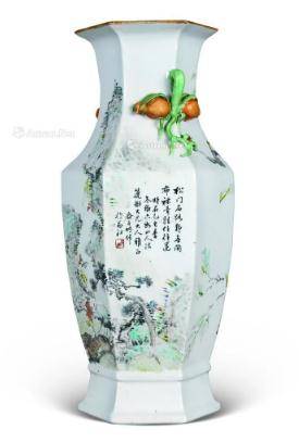 浅绛彩高产画师俞子明名家作品欣赏