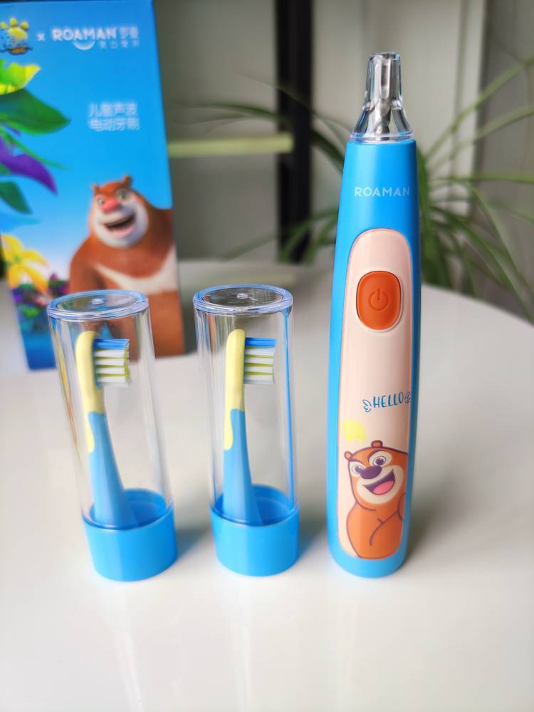 护齿小卫士罗曼熊出没联名款儿童电动牙刷