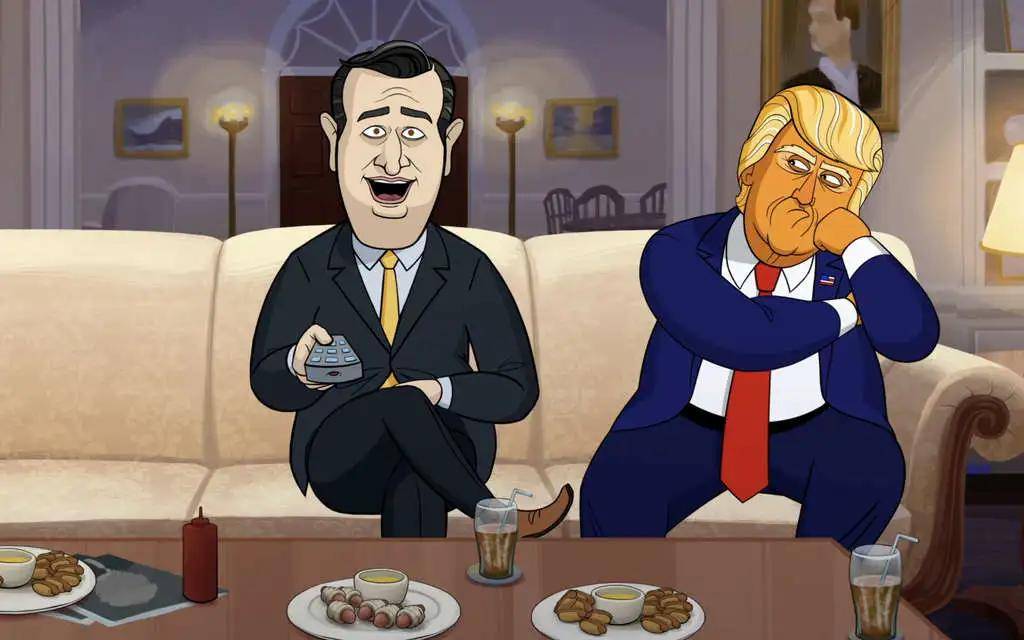 专黑特朗普的动画喜剧《我们的卡通总统》利用ftrack加快了制作速度