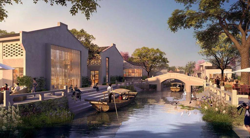 这个全新的水上"岭南天地" 将重现水乡风情 集古典与现代于一体 项目