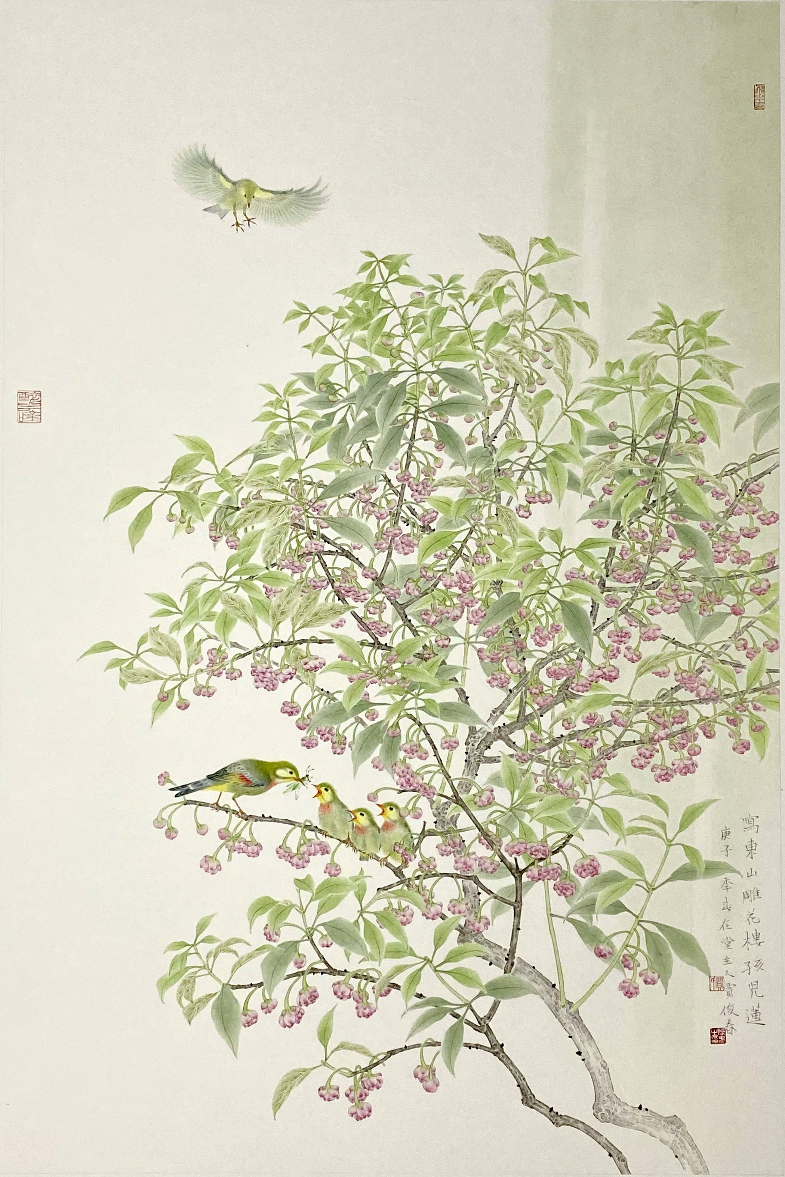 艺术态度笔落花开春写苏州艺术家贾俊春