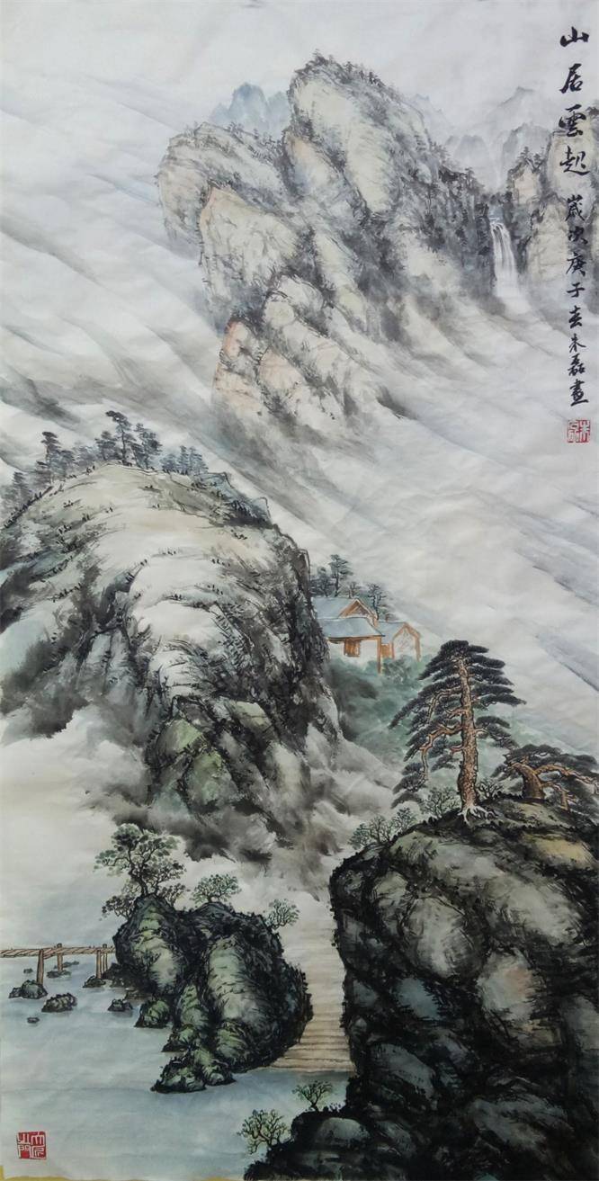 画家朱磊的作品欣赏