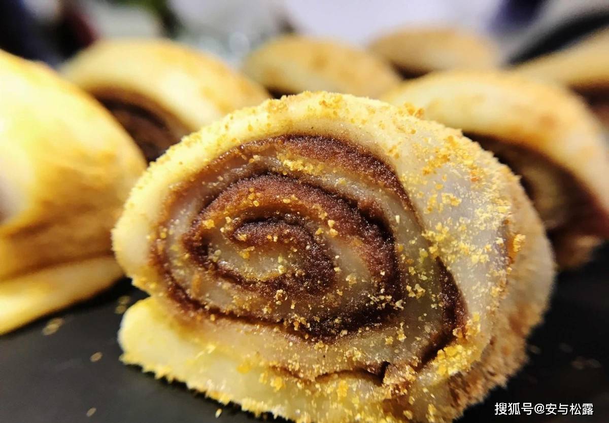 原创驴打滚豆面糯米豆沙糕清朝宫廷里的甜点健脾祛湿做法简单