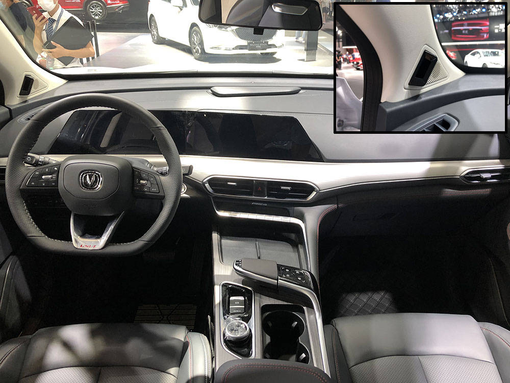 2020粤港澳车展实拍造型出彩的长安unit