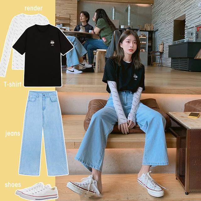 戈蔓婷时尚女装学院风的衣服搭配图片