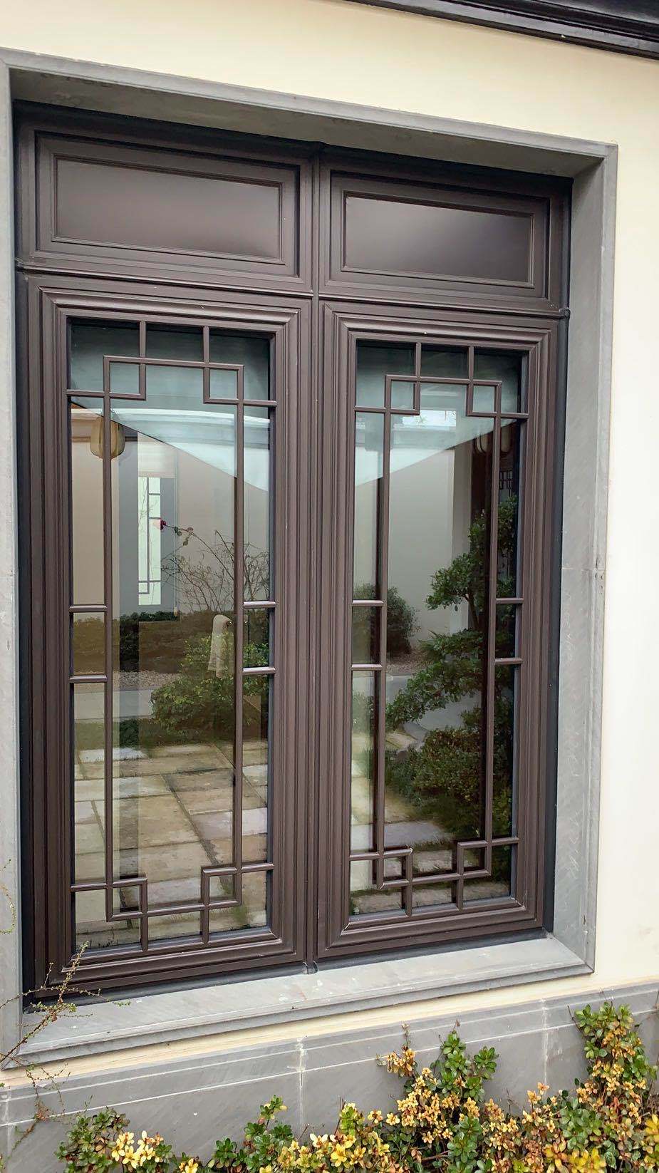 徽派中式庭院门窗_清雅自来「冠墅阳光」