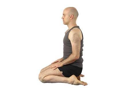 英雄坐virasana是初学者的一个非常好的坐姿,在英雄坐的时候身体比较