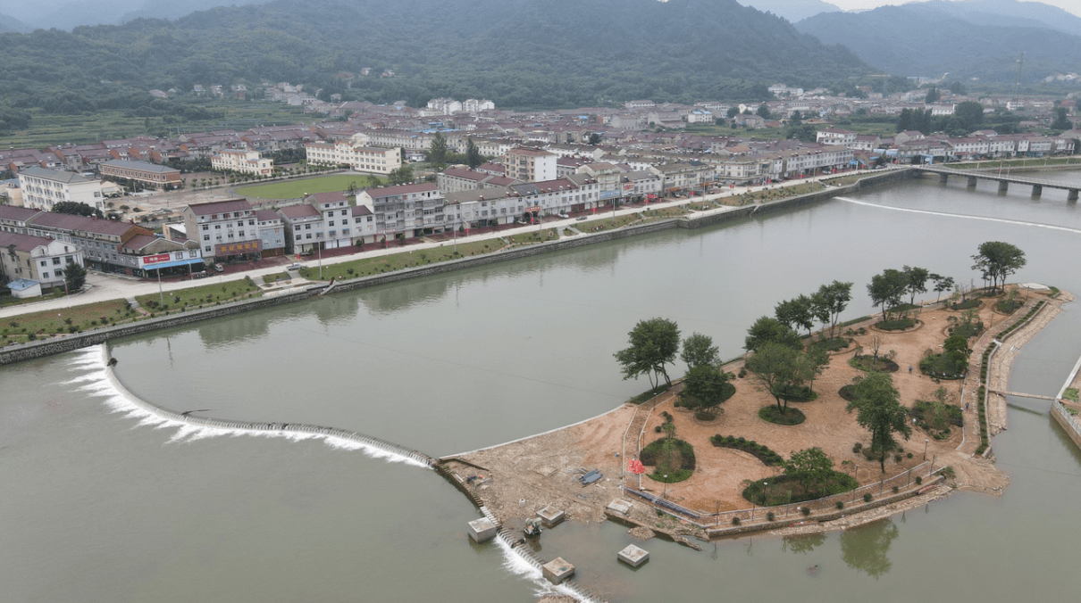 舒城县河棚镇滨河长廊:美出新高度