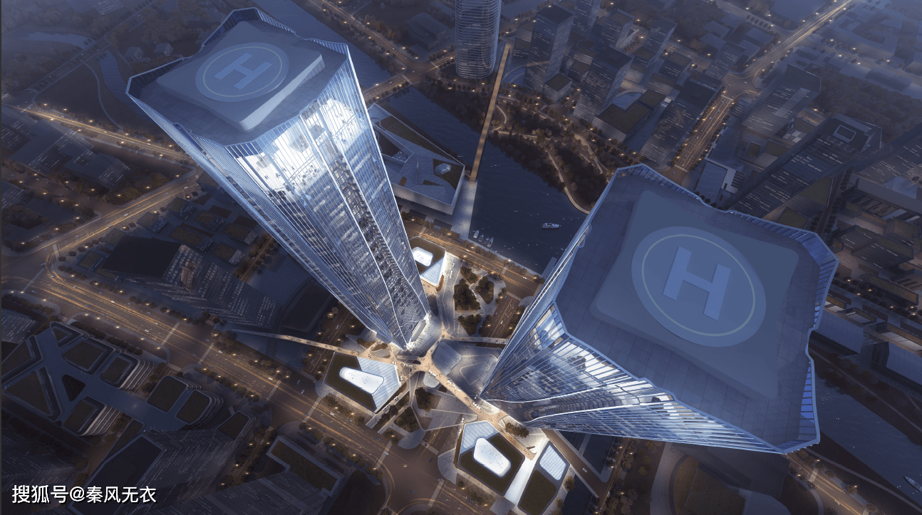 上海张江,科学之门320米双子塔建设跑出加速度-搜狐大视野-搜狐新闻