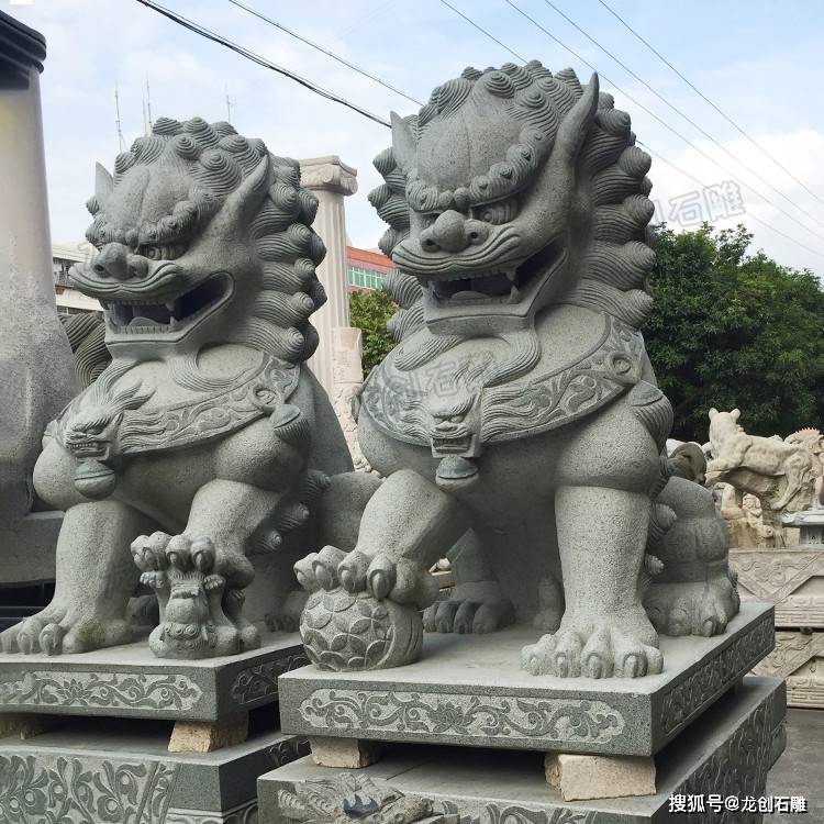 石雕狮子怎么摆放比较好