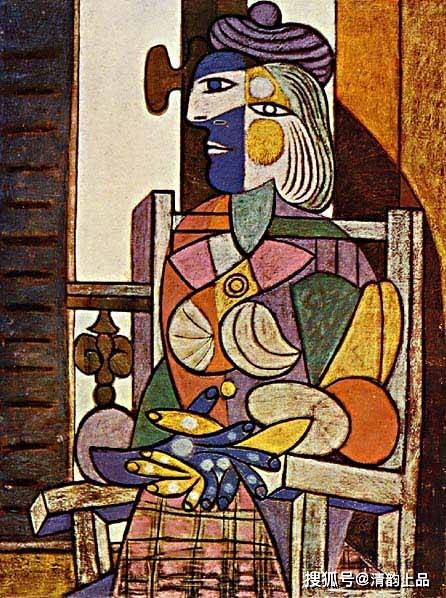 现代艺术创始人,现代派绘画代表,西班牙画家毕加索绘画作品欣赏