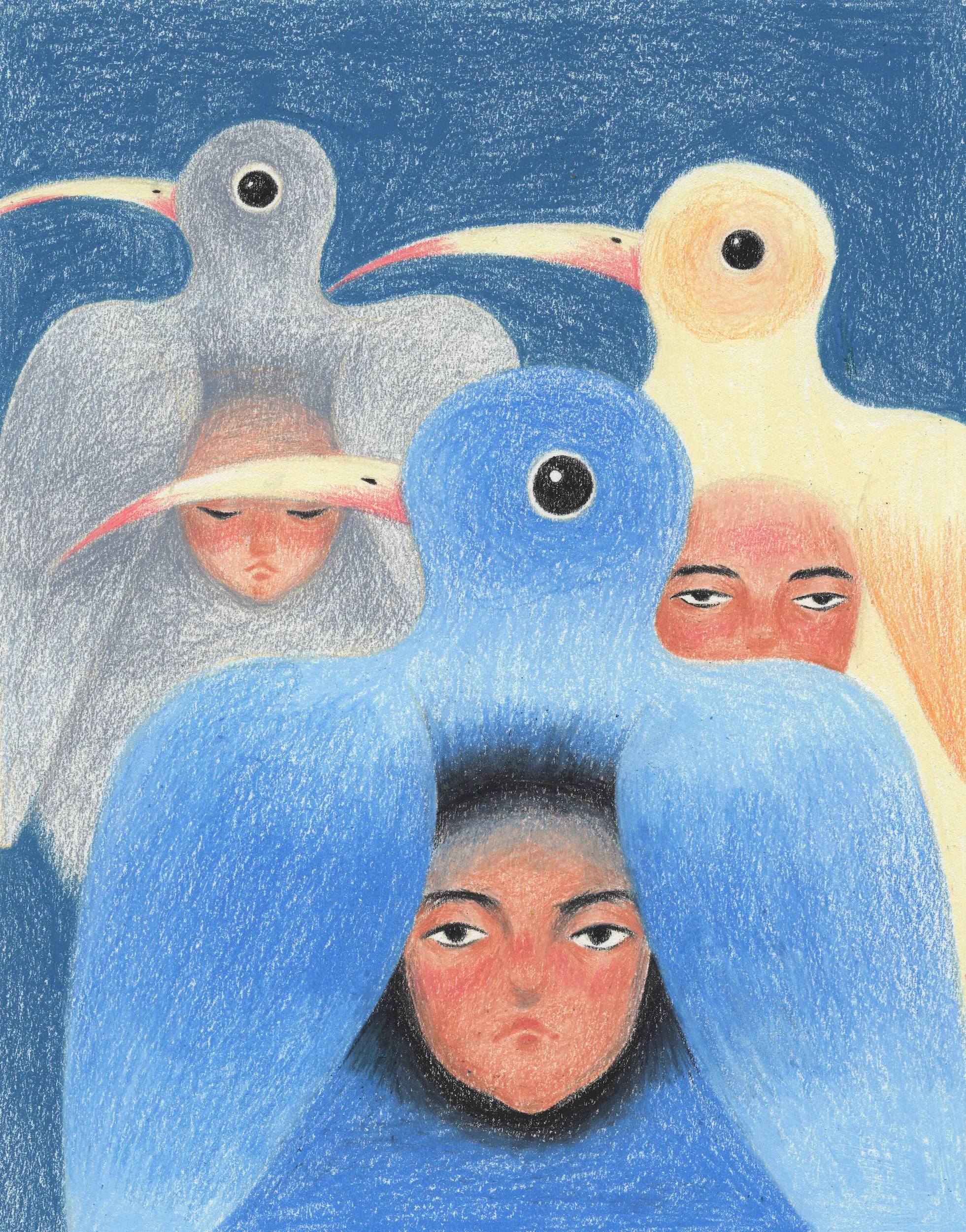 李佳悦的超现实主义插画,通过梦境与我们对话