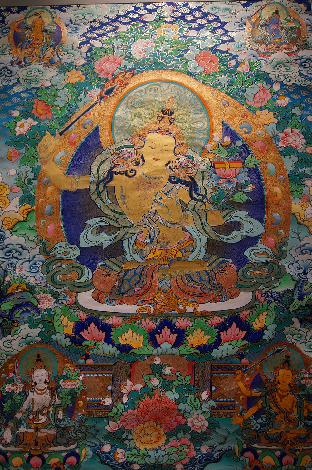 热贡艺术博物馆精美唐卡热贡艺术博物馆唐卡装裱规则热贡艺术博物馆