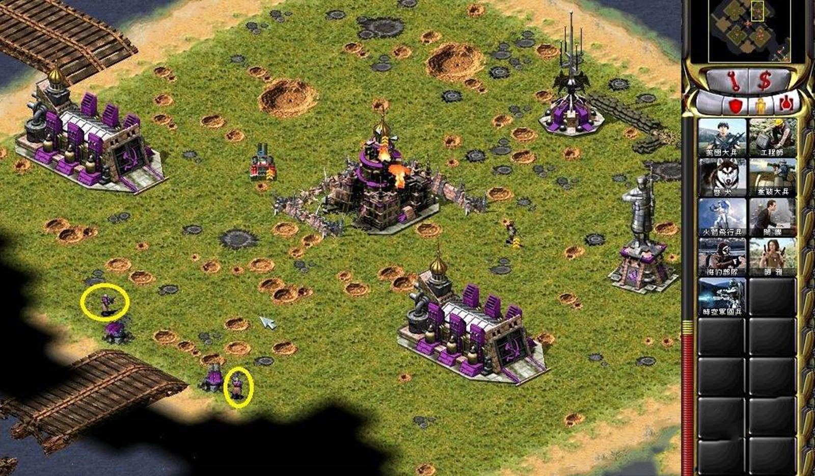 原创红色警戒尤里被玩坏的作战单位开发者都不知道能这么玩吧