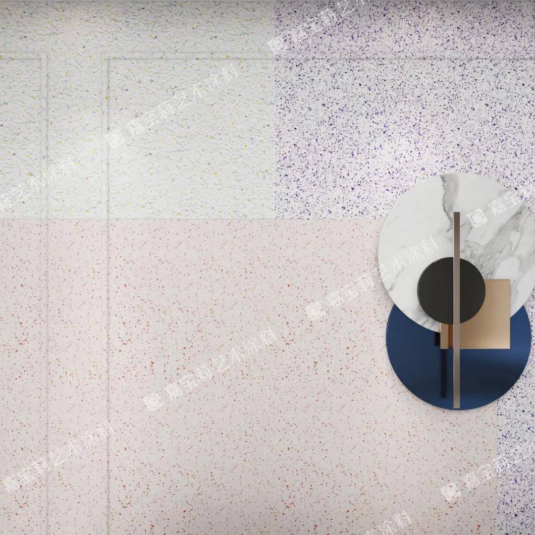 嘉宝莉艺术涂料新品芙瑞斯却能通过多彩质感,不规则的自然花纹,立体的