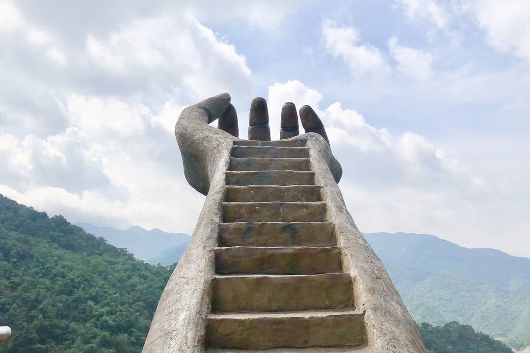 清远古龙峡大手掌图片