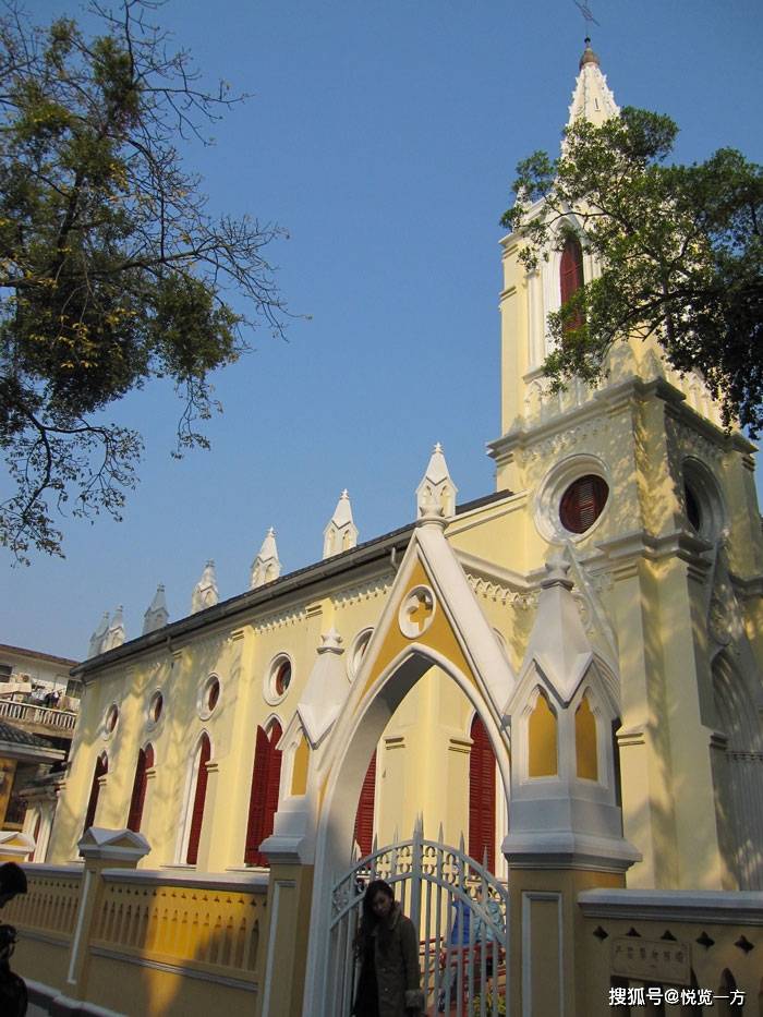 原创广州沙面建筑群光影婆娑百年沉淀