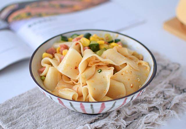 原创扯面原来这么简单,注意三个要点,做一次就成功,爽滑劲道特好吃