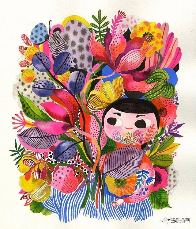 【插画】helen dardik:色彩斑斓的儿童装饰画