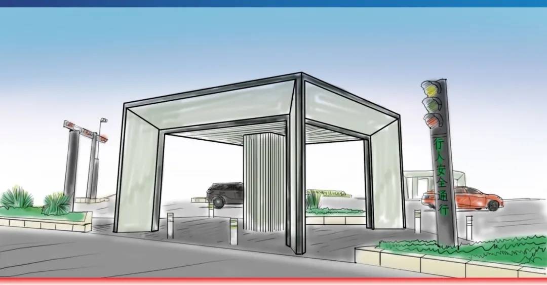 长安区十字路口的安全岛合计花费逾1个亿