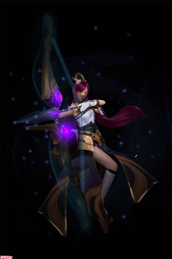 cosplay:《王者荣耀》伽罗@yiko