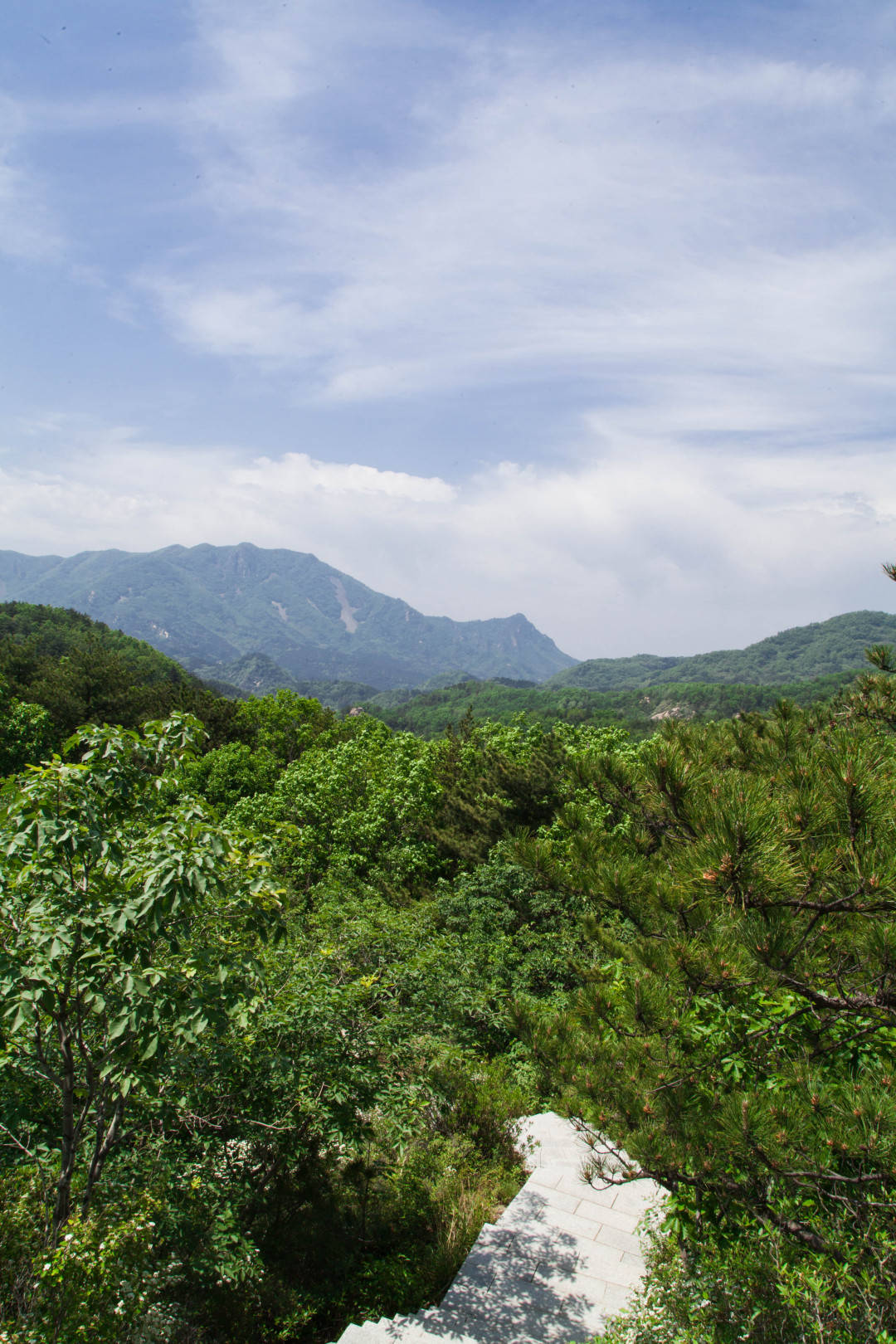 六里坪国家森林公园总占地面积67平方公里,因其地处燕山腹地,主峰