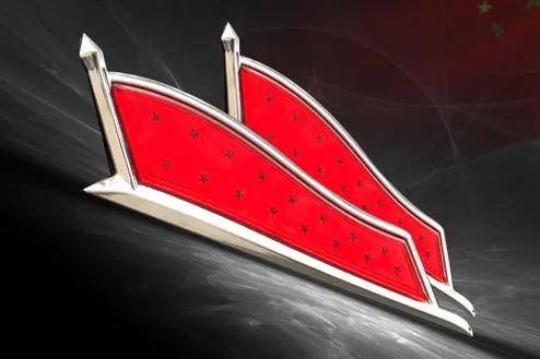 红旗h9侧面线条设计,借鉴了飘扬的红旗旗标造型.