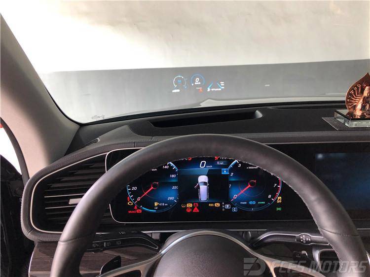 中山奔驰原厂改装中心,奔驰gls450改原厂hud抬头显示系统,从此不做