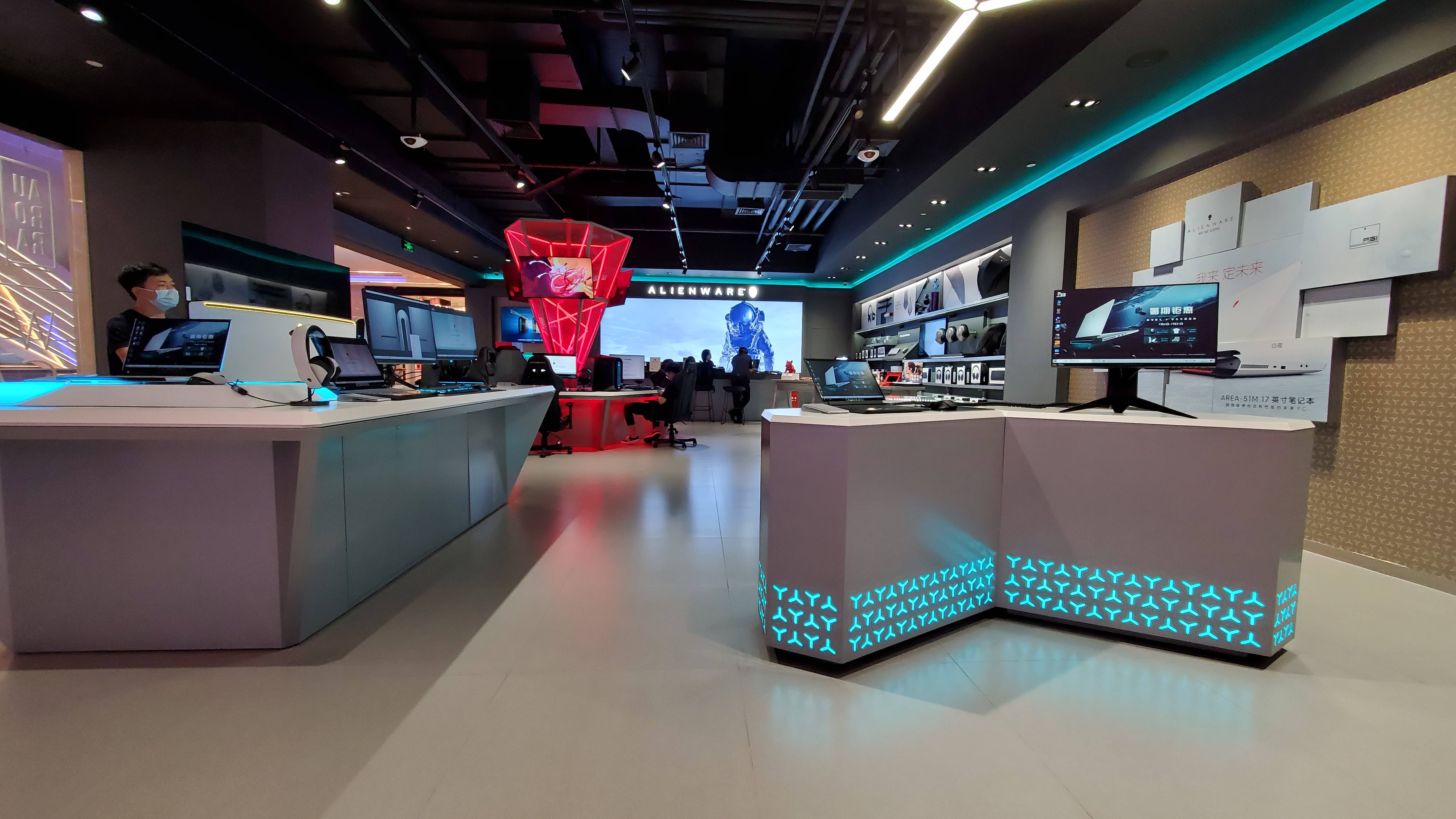 上海外星人电脑alienware实体专卖店