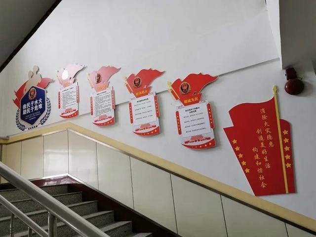 炎炎夏日 这道亮丽的风景线叫"消防文化墙"