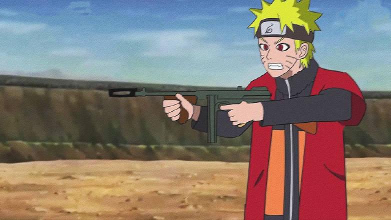 第四次忍界大战重来,忍者联军全体装备ak,斑爷变身迪迦强势登场