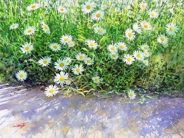 来自abe toshiyuki,日本水彩 画一组写实水彩风景画!《北京校尉美术》