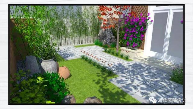 晒晒我家的漂亮院子,面积不过70平,这气质秒杀全小区