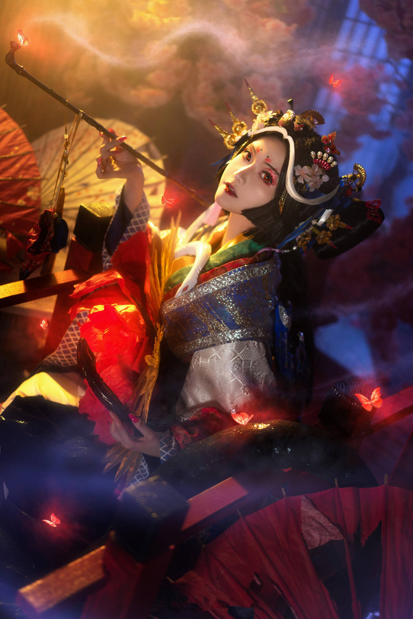 阴阳师清姬化烟cosplay_妖怪