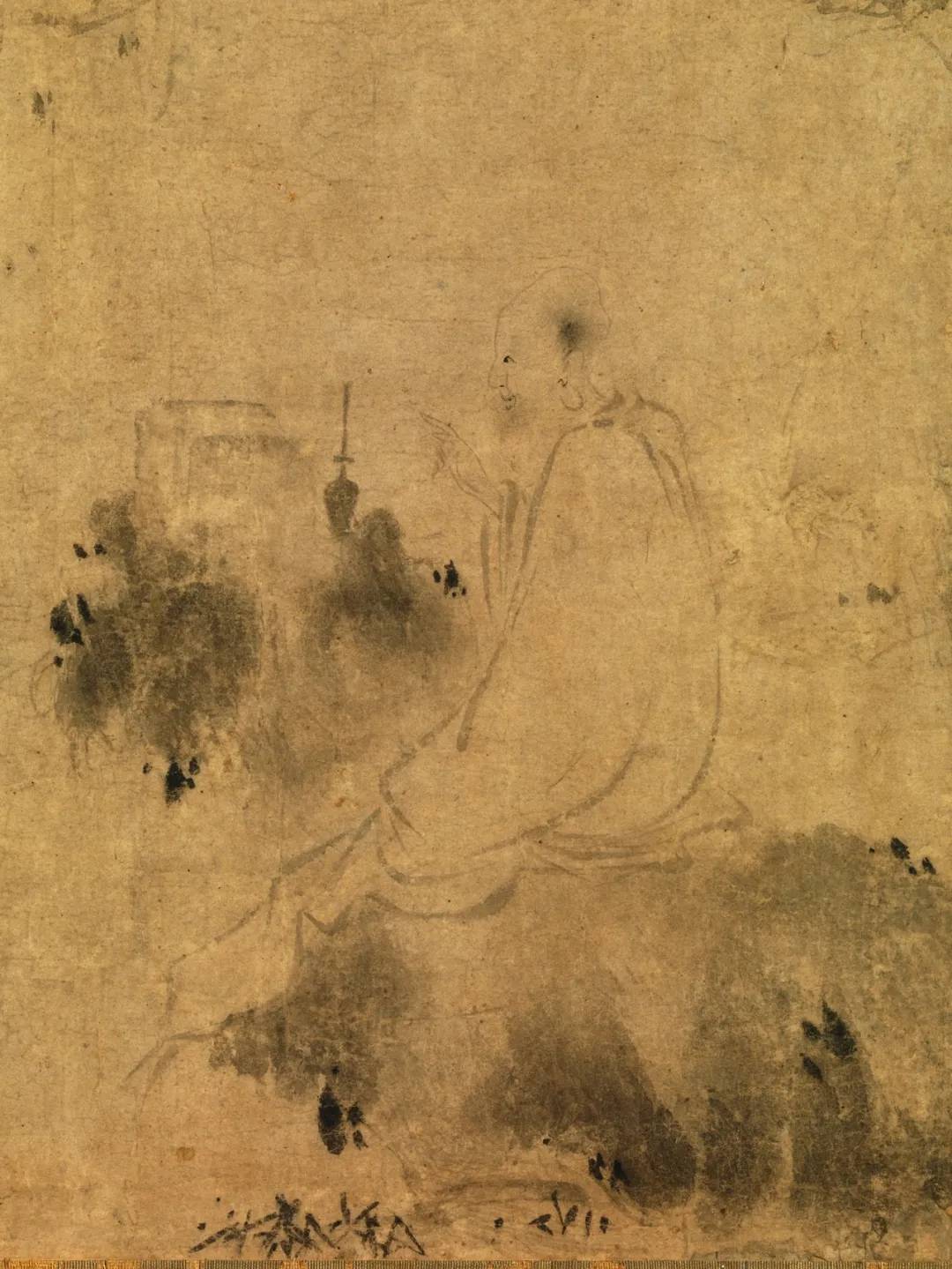南宋禅画：直翁绘《药山李翱问道图》-搜狐大视野-搜狐新闻