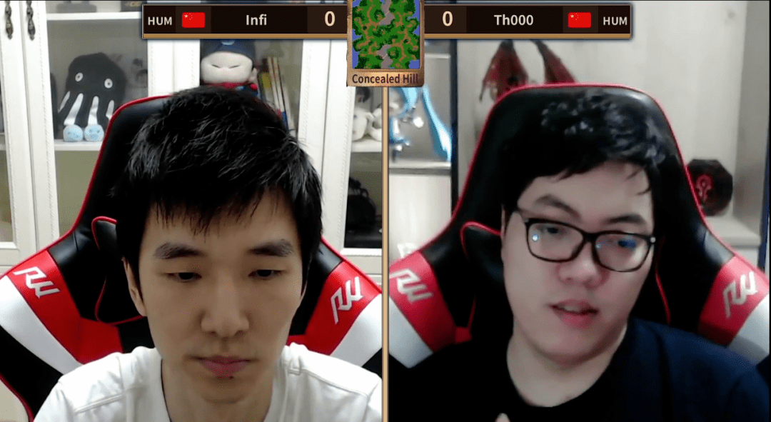 另一边,th000正面的操作则是更加过硬,mk黑血吃掉血石,秀了infi一脸.