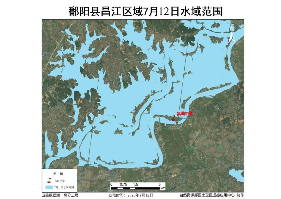 卫星遥感看江西汛情:鄱阳湖正在急剧变大!