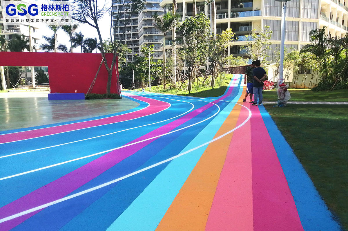 还要美?格林斯柏再次引领体育场馆地坪"多彩"潮流