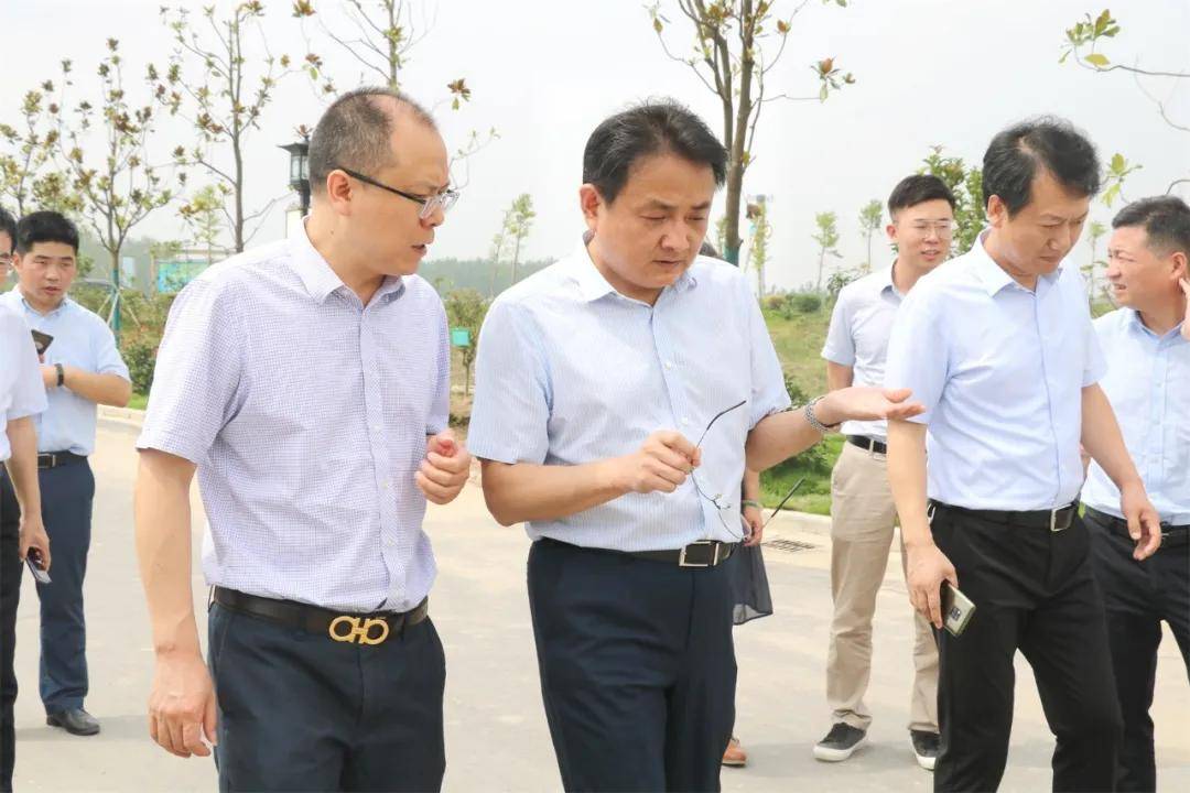 江苏省委组织部黄煦处长在射阳调研