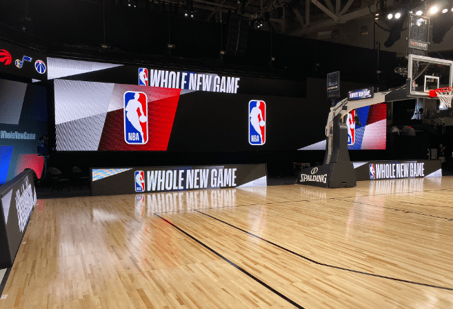 nba复赛场馆正式曝光硬软件全升级注重防疫标语体现社会责任