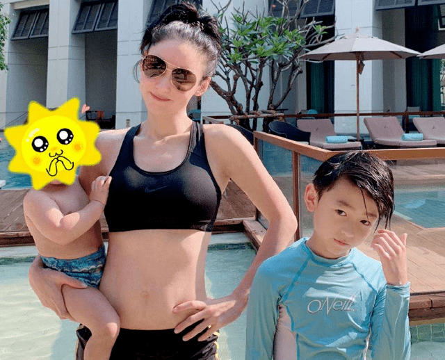 原创张柏芝情感曲折:生育三娃,如今老大13岁,晒出三胎,幸福满满