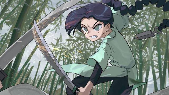 原创《刺客伍六七》伍六七和梅花十三,第一次亲亲现场,伍六七飞起