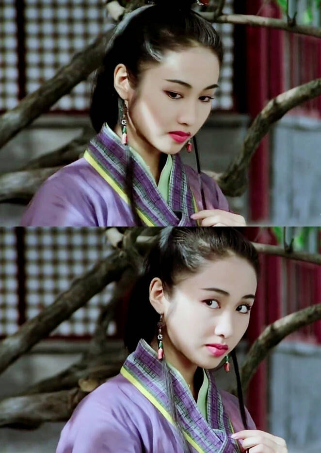 同样是在《倚天屠龙记》中两个非常经典的女性角色,黎姿用自己的方式