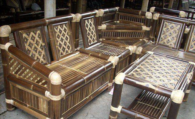 砍几根竹子带回家里,编一编既能做橱柜,又能当推拉门,用处太多