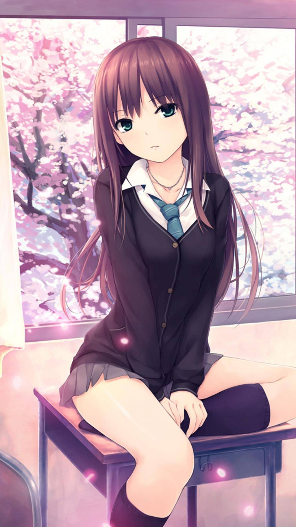 动漫风景手机壁纸手机壁纸女生动漫动漫樱花手机壁纸