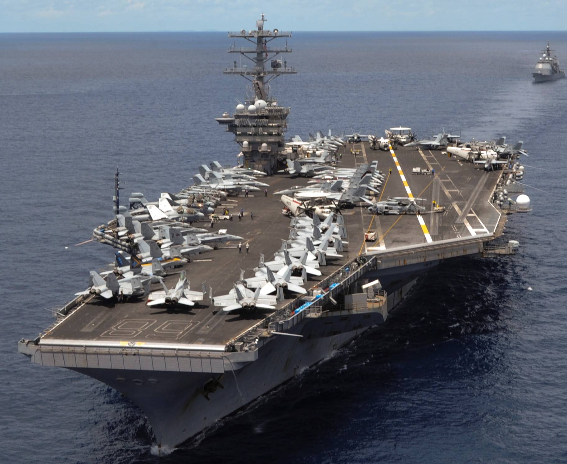 海上怪兽尼米兹级航母,长期称霸海洋,被奉为经典!_的航母