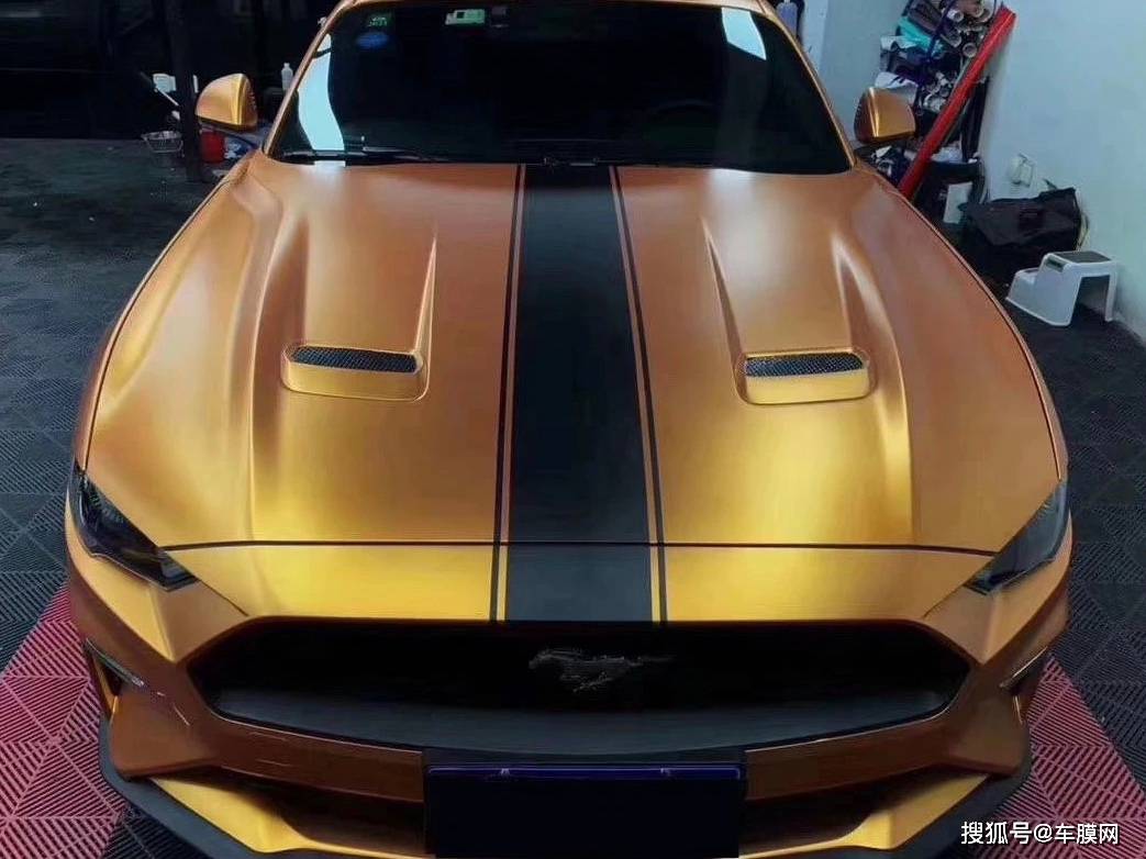 福特野马 贵族尊享·电光金属铜改色膜效果图