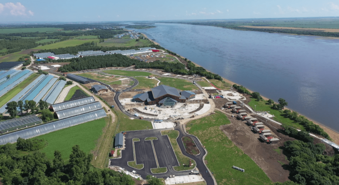 黑河省百大项目中国瑷珲国际汽车营地即将完工