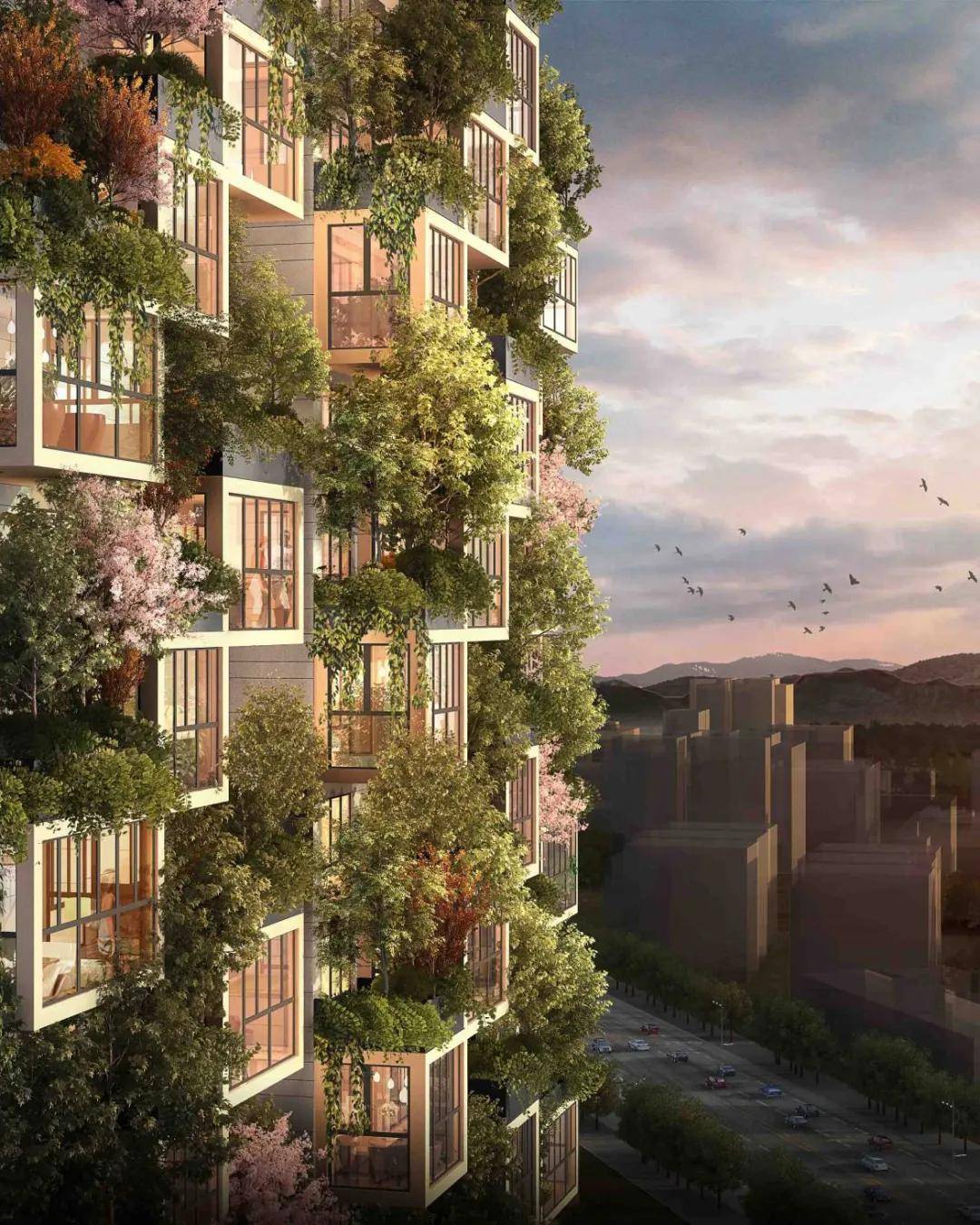 建筑杂烩丨垂直森林,都市人的田园梦